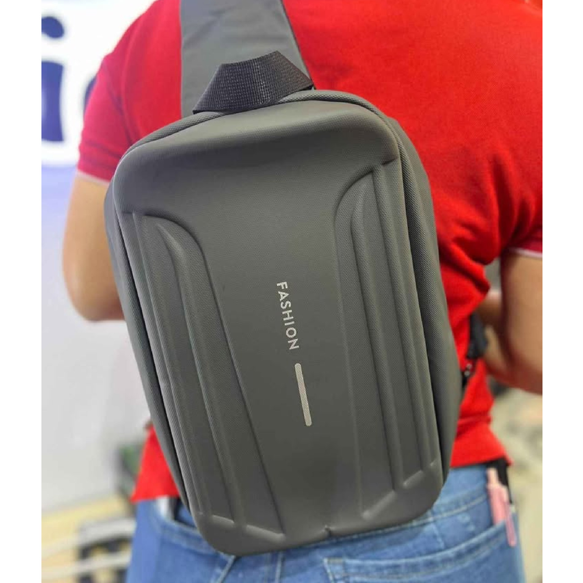 Bolso Antirrobo Impermeable De Tapa Dura